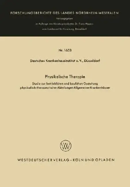 Cover of Physikalische Therapie