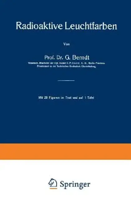 Cover of Radioaktive Leuchtfarben