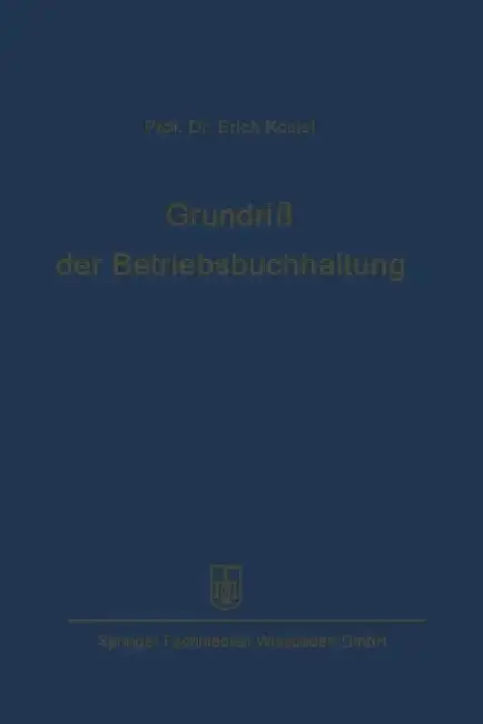 Cover of Grundriß der Betriebsbuchhaltung