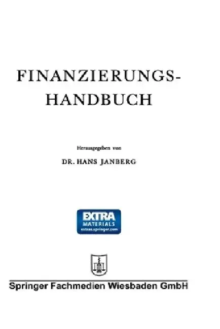 Cover of Finanzierungs-Handbuch