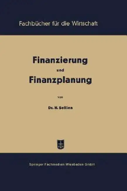 Cover of Finanzierung Und Finanzplanung