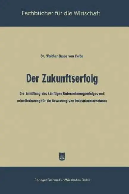 Cover of Der Zukunftserfolg