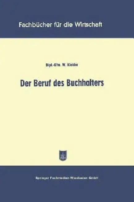 Cover of Der Beruf Des Buchhalters