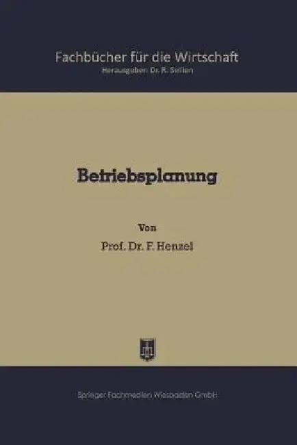 Cover of Betriebsplanung