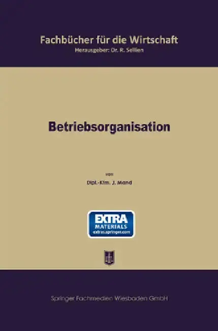 Cover of Betriebsorganisation