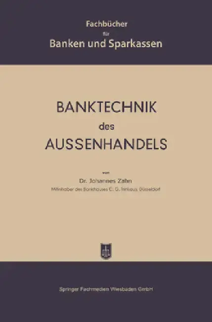Cover of Banktechnik des Aussenhandels