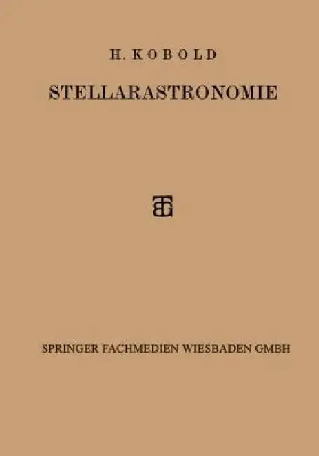 Cover of Stellarastronomie