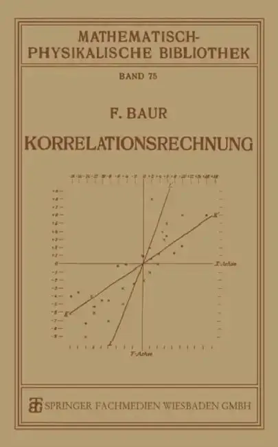 Cover of Korrelationsrechnung