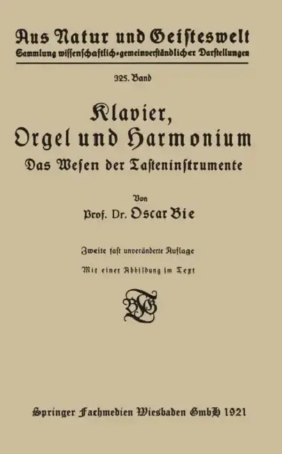 Cover of Klavier, Orgel Und Harmonium