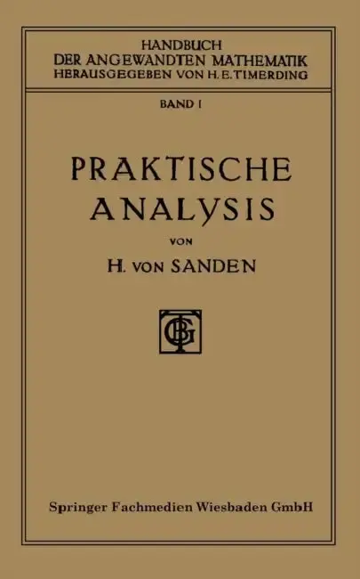 Cover of Praktische Analysis
