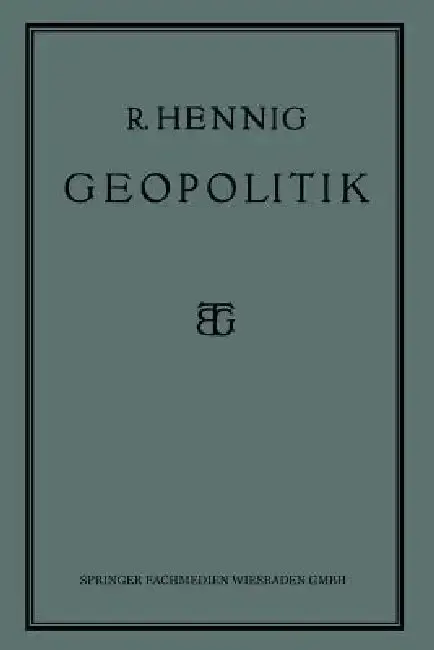 Cover of Geopolitik