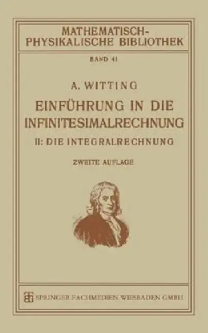 Cover of Einführung in Die Infinitesimalrechnung