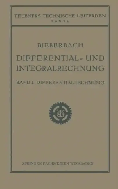 Cover of Differential- Und Integralrechnung