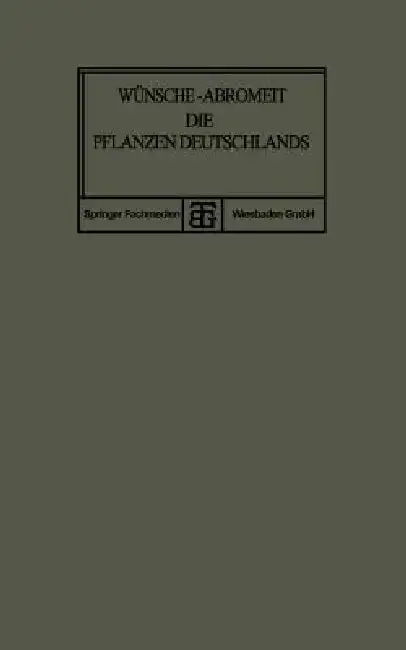 Cover of Die Pflanzen Deutschlands
