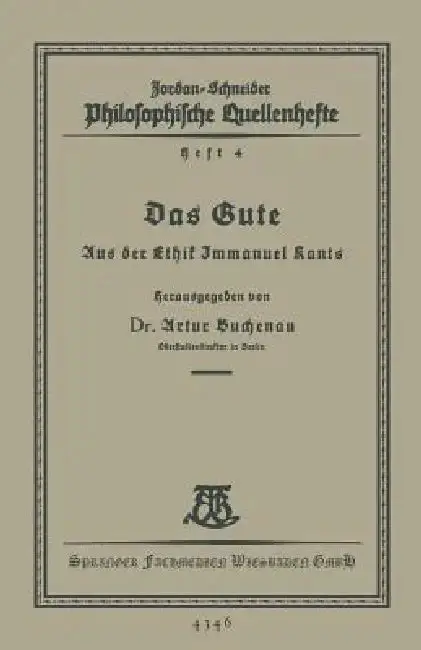 Cover of Das Gute