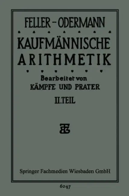 Cover of Das Ganze Der Kaufmännischen Arithmetik
