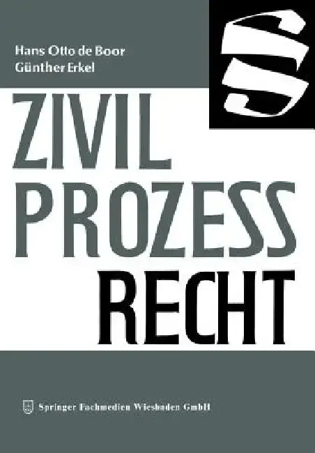 Cover of Zivilprozeßrecht