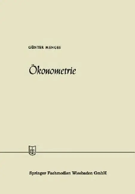 Cover of Ökonometrie