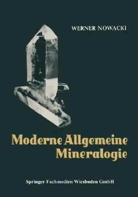 Cover of Moderne Allgemeine Mineralogie