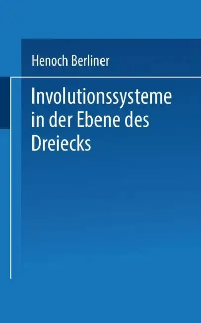 Cover of Involutionssysteme in Der Ebene Des Dreiecks