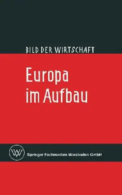 Cover of Europa Im Aufbau