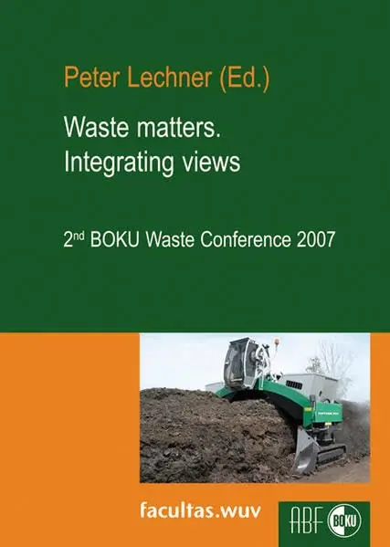 Cover of Waste matters. Integrating views