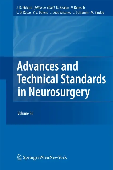 Cover of Advances and Technical Standards in Neurosurgery