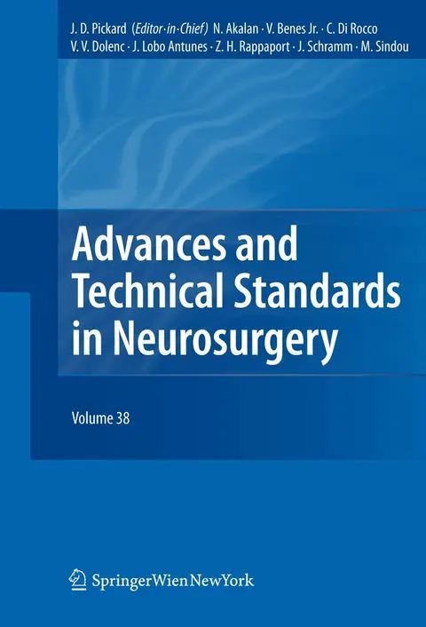 Cover of Advances and Technical Standards in Neurosurgery