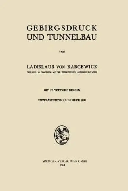 Cover of Gebirgsdruck Und Tunnelbau