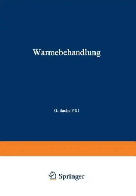Cover of Wärmebehandlung
