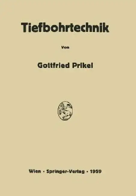 Cover of Tiefbohrtechnik