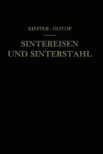 Cover of Sintereisen Und Sinterstahl