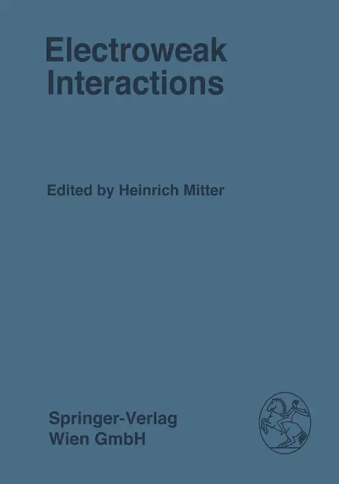 Cover of Electroweak Interactions