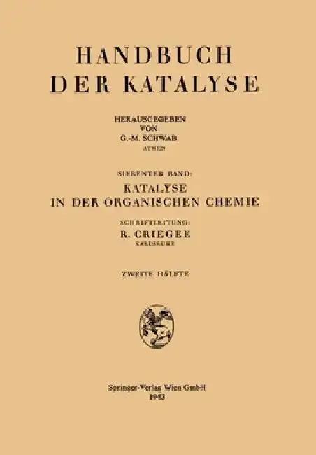 Cover of Katalyse in der organischen Chemie