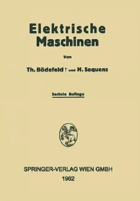Cover of Electrische Maschinen