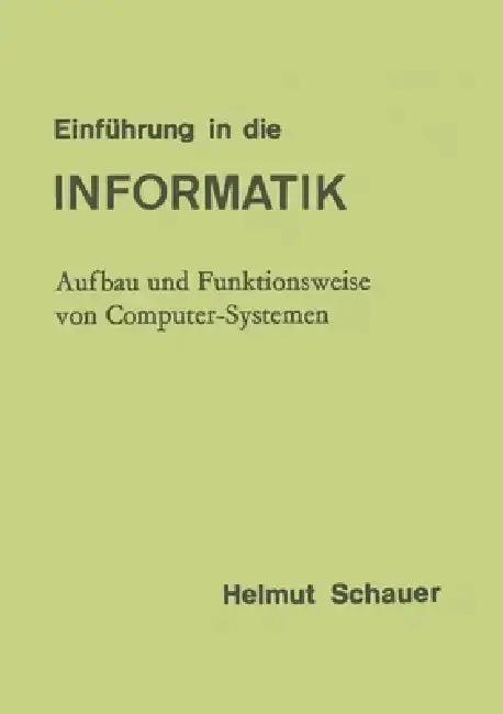 Cover of Einführung in die Informatik