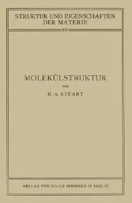 Cover of Molekülstruktur