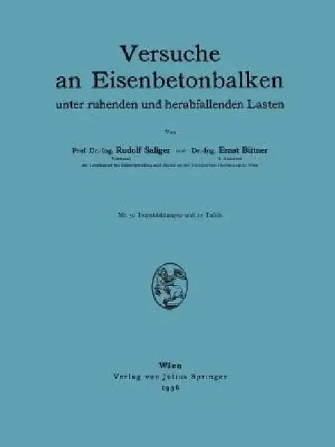 Cover of Versuche an Eisenbetonbalken