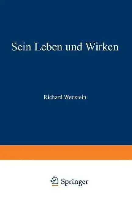 Cover of Richard Wettstein