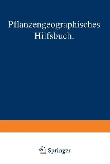 Cover of Pflanzengeographisches Hilfsbuch