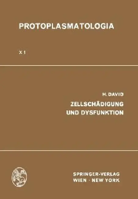 Cover of Zellschädigung Und Dysfunktion