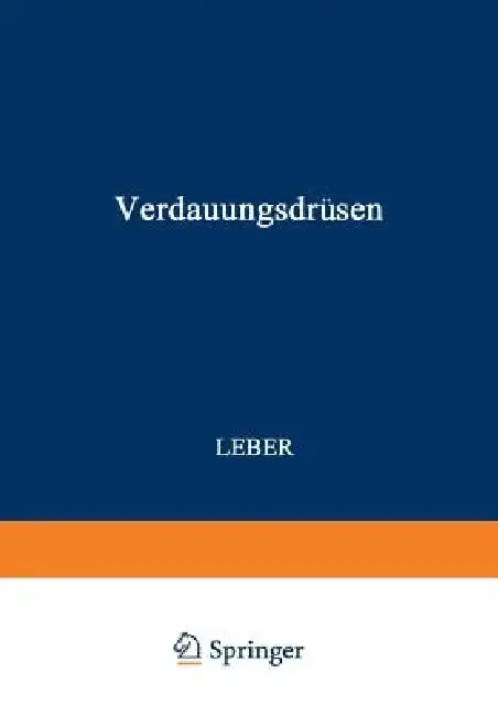 Cover of Verdauungsdrüsen