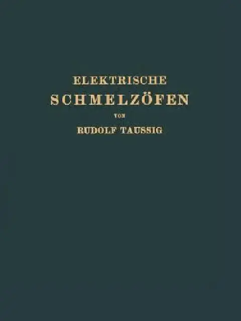 Cover of Elektrische Schmelzöfen