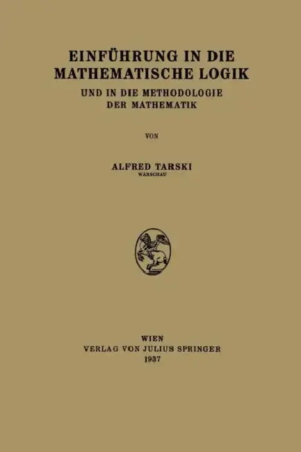 Cover of Einführung in Die Mathematische Logik