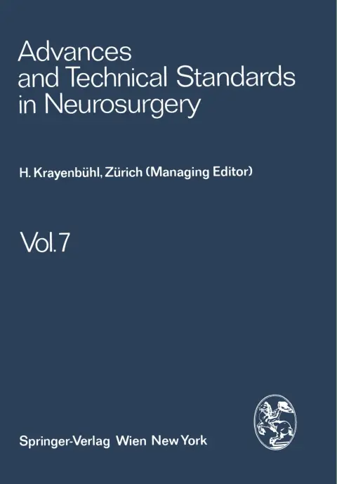 Cover of Advances and Technical Standards in Neurosurgery