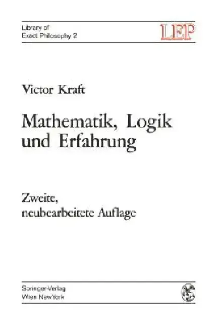 Cover of Mathematik, Logik Und Erfahrung
