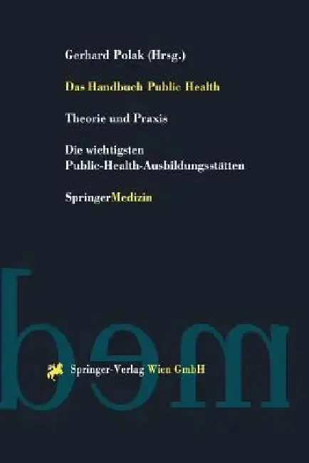 Cover of Das Handbuch Public Health