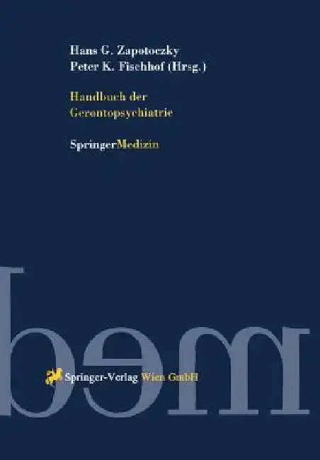 Cover of Handbuch Der Gerontopsychiatrie