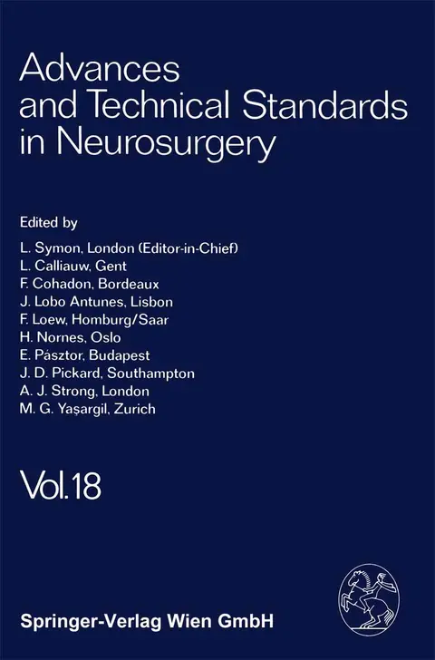 Cover of Advances and Technical Standards in Neurosurgery