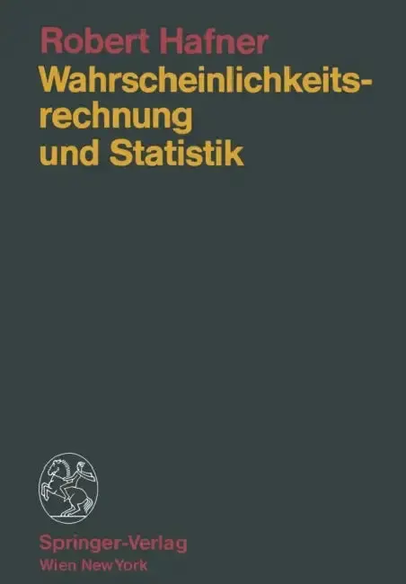 Cover of Wahrscheinlichkeitsrechnung Und Statistik